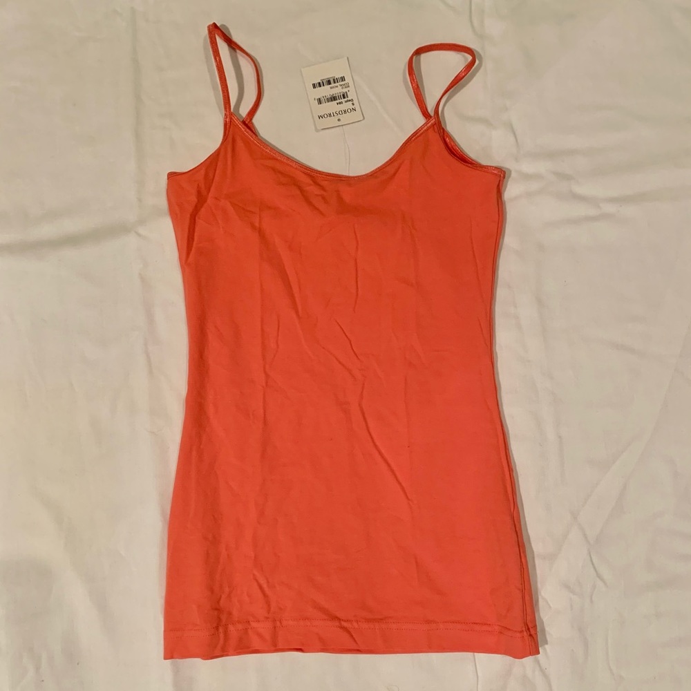 NWT stretch coral pink camisole Nordstrom